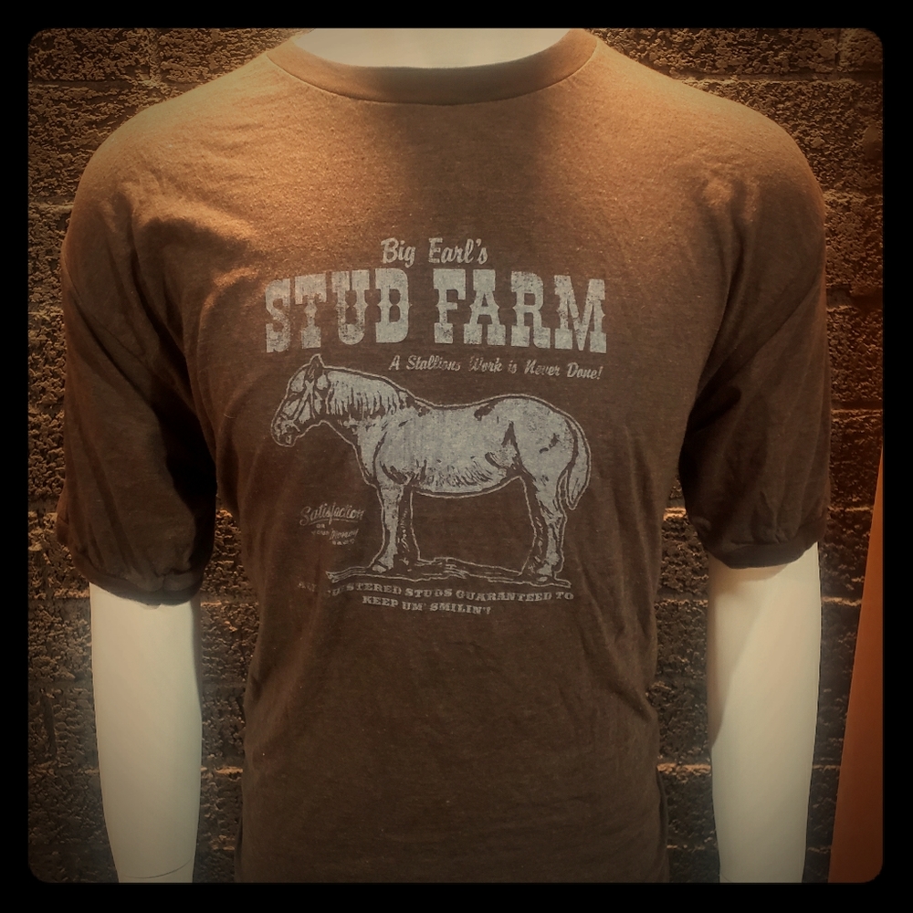 Big Earl's Stud Farm graphic t-shirt